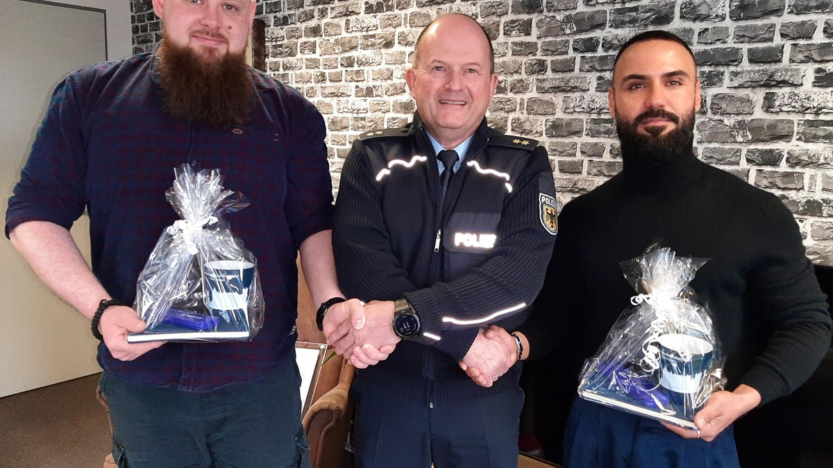 BPOL-HH: Zivilcourage - Bundespolizei spricht Dank an Helfer nach sexueller Belästigung aus - Foto: presseportal.de