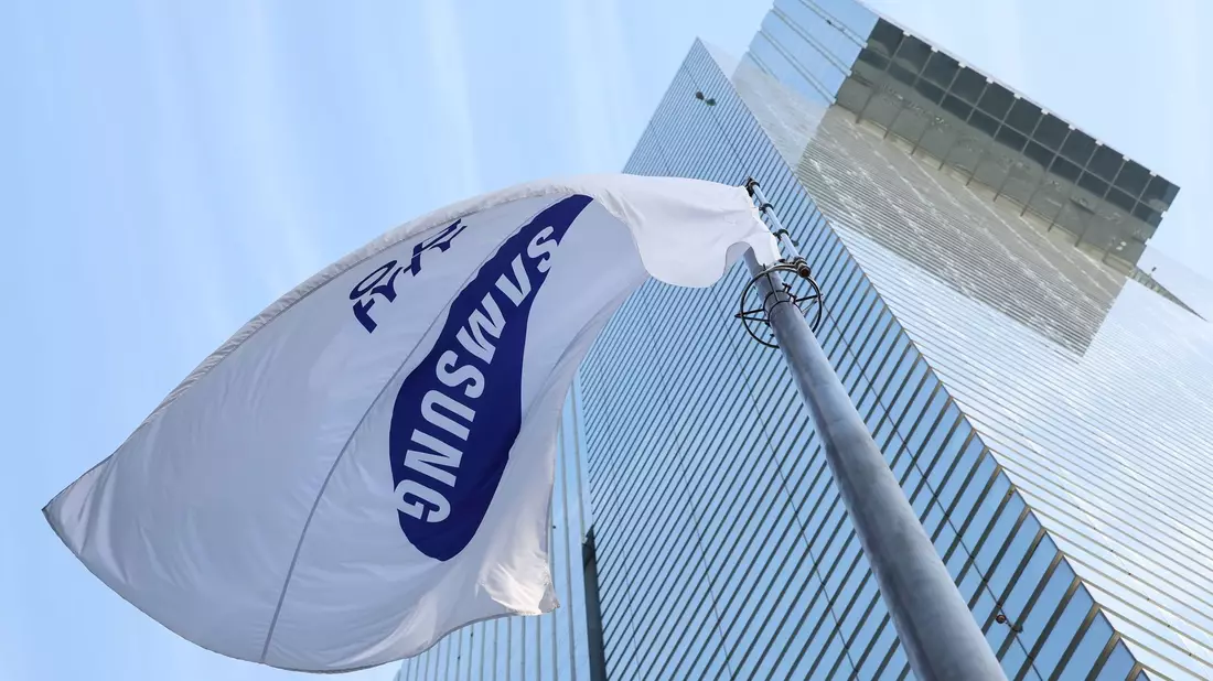 Der Hauptsitz des Technologieunternehmens in Seoul. - Bild: yonhap/dpa