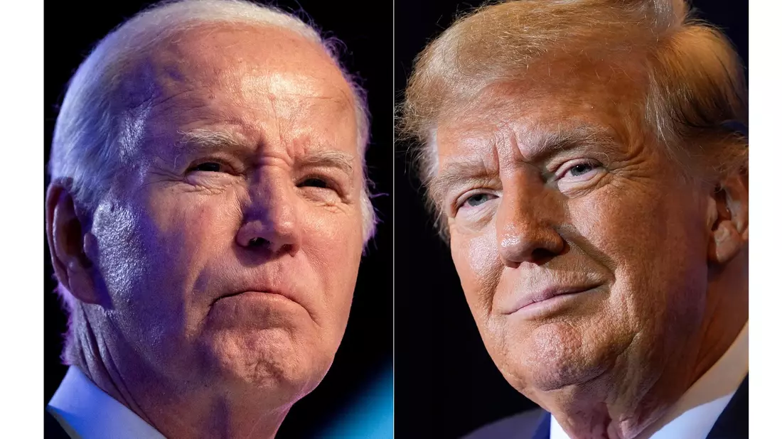 Joe Biden (l) und Donald Trump treten zur US-Präsidentschaftswahl an. - Bild: --/AP/dpa