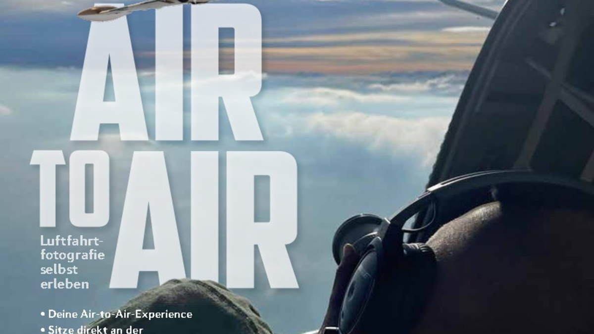 Air-to-Air-Fotokurs BEHIND THE LENS erstmals mit getrenntem Angebot für Neulinge und Fortgeschrittene - Foto: presseportal.de