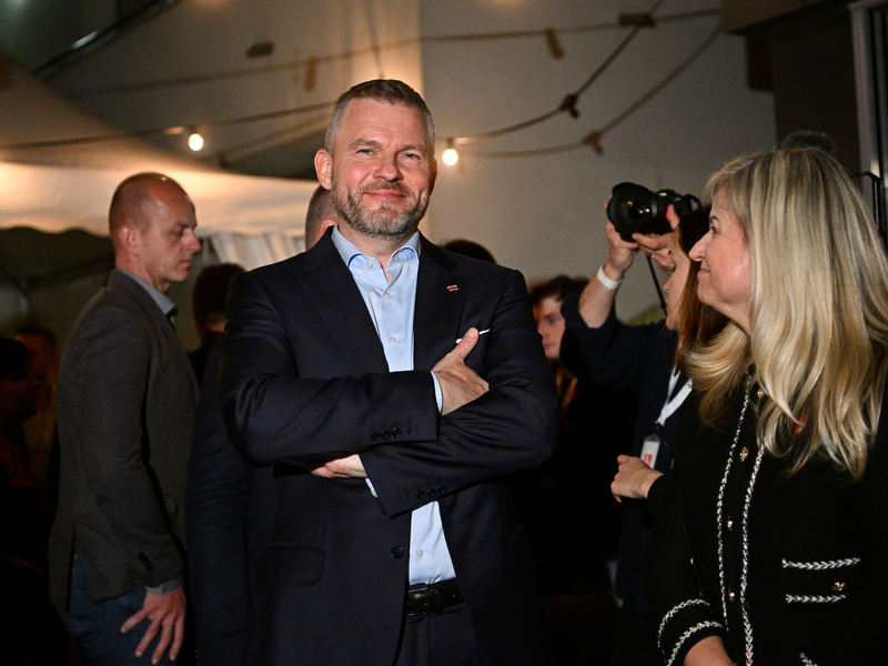 Rund 4,4 Millionen slowakische Wahlberechtigte waren aufgerufen, in einer Stichwahl ein neues Staatsoberhaupt zu wählen. Ein Präsidentschaftskandidat ist Peter Pellegrini. - Foto: Denes Erdos/AP