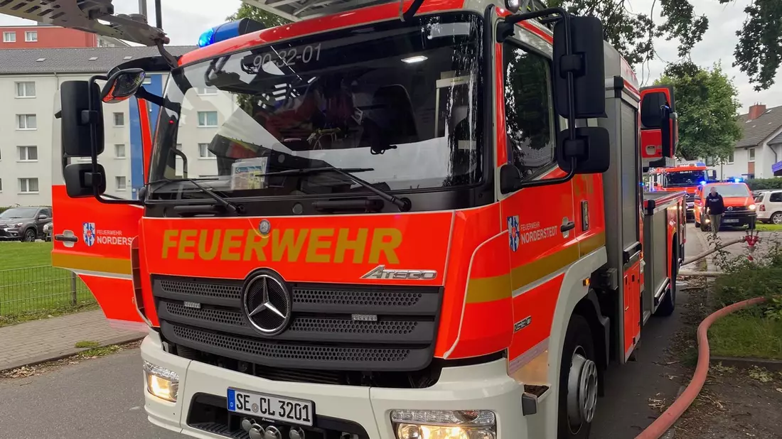 FW Norderstedt: Drei Brände an einem Tag - Einer davon mit tödlichem Ausgang - Bild: presseportal.de