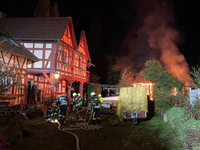 FW-OG: Brennender Wintergarten - Glück im Unglück - Foto: presseportal.de