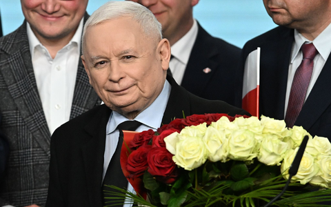 Prognosen zufolge ist seine Partei stärkste Kraft bei den Kommunalwahlen in Polen: PiS-Chef Jaroslaw Kaczynski. - Foto: Radek Pietruszka/PAP/dpa