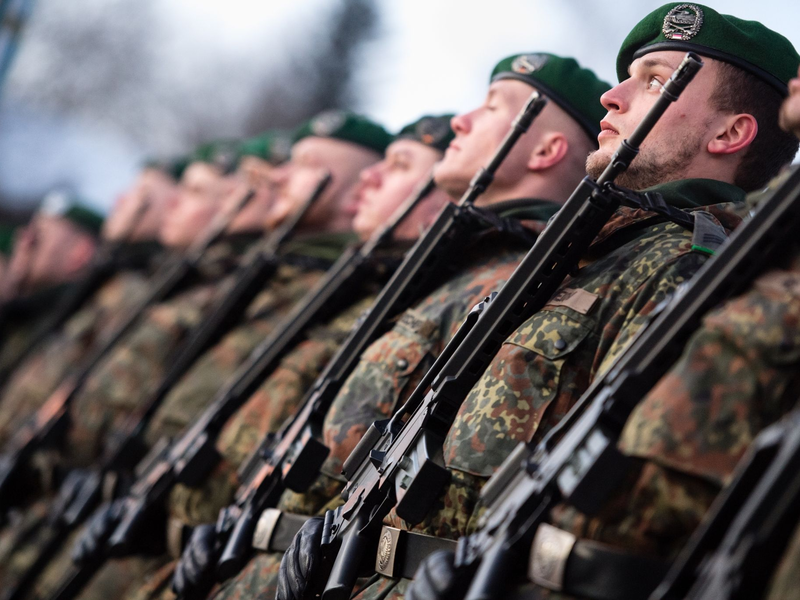Deutschlands Truppenstationierung ist für die Litauer eine gewünschte Rückversicherung der Nato-Beistandsverpflichtung. - Foto: Matthias Balk/dpa