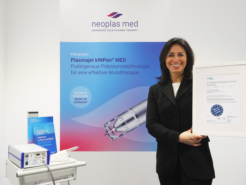 neoplas med GmbH erhält wichtiges MDR-Zertifikat und festigt globale Vorreiterrolle für Kaltplasma-Anwendungen - Foto: presseportal.de