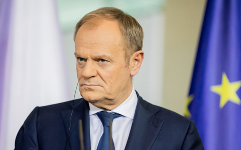 Der Ministerpräsident von Polen: Donald Tusk. - Foto: Christoph Soeder/dpa