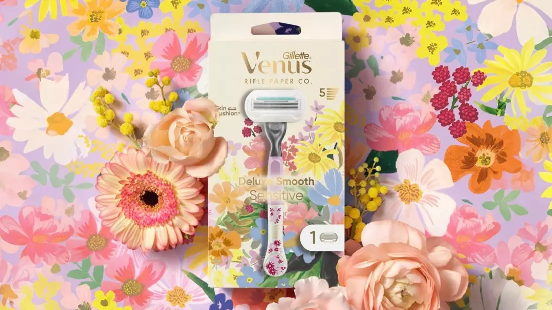 Blütenzarte Haut: die neue Special Edition von Gillette Venus und Rifle Paper Co. - Bild: presseportal.de