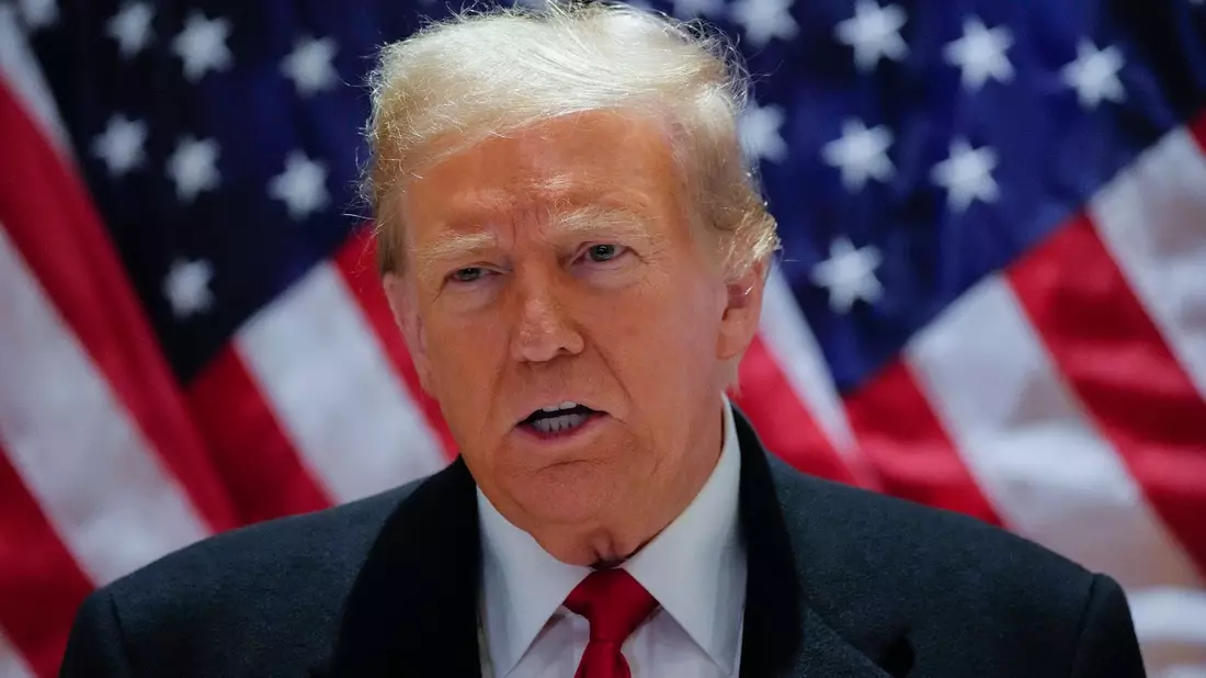 Donald Trump ist nach eigenen Worten stolz darauf, für das Ende des landesweiten Rechts auf Abtreibung verantwortlich zu sein. - Bild: Frank Franklin/AP/dpa