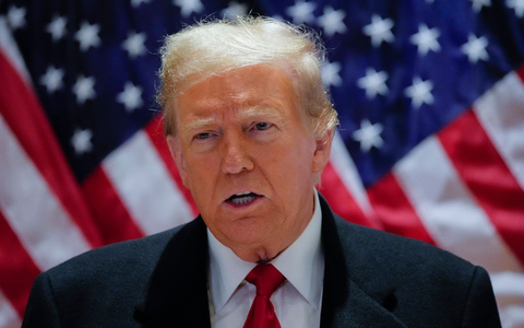 Donald Trump ist nach eigenen Worten stolz darauf, für das Ende des landesweiten Rechts auf Abtreibung verantwortlich zu sein. - Foto: Frank Franklin/AP/dpa Donald Trump ist nach eigenen Worten stolz darauf, für das Ende des landesweiten Rechts auf Abtreibung verantwortlich zu sein. - Foto: Frank Franklin/AP/dpa