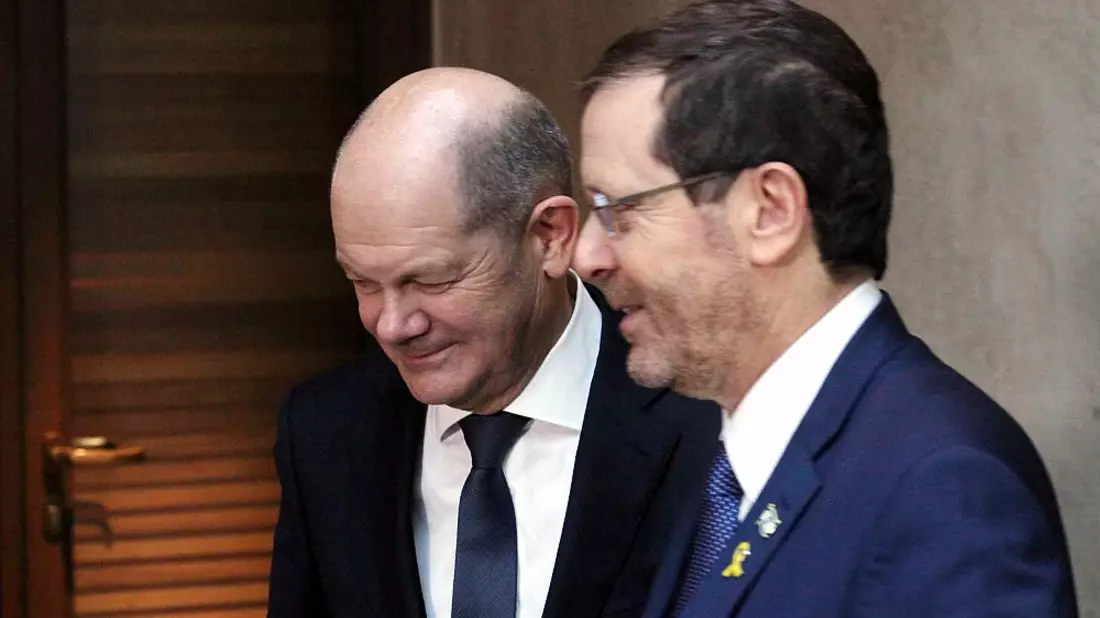 Olaf Scholz und Isaac Herzog (Archiv) - Bild: über dts Nachrichtenagentur