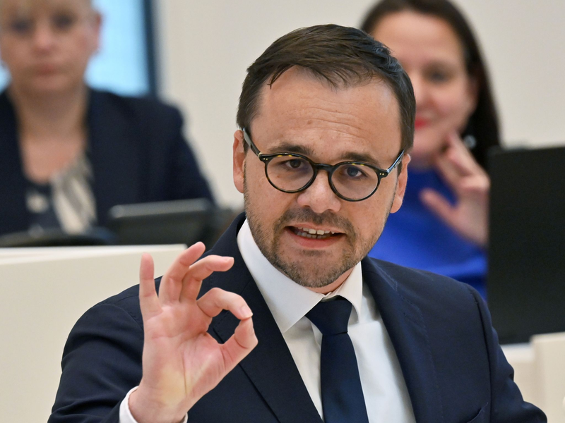 Grenze man die AfD aus, ermögliche dies der Partei, sich als Opfer darzustellen, so Jan Redmann. - Foto: Bernd Settnik/dpa-Zentralbild/dpa