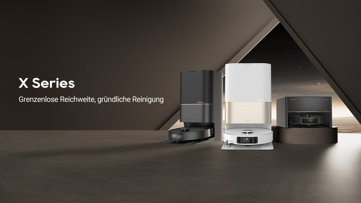 Dreame: Die X-Serie kommt nach Deutschland! / Dreame X30 Ultra, X40 Ultra Complete und X40 Master als neue Referenz der Haushaltsroboter - Foto: presseportal.de