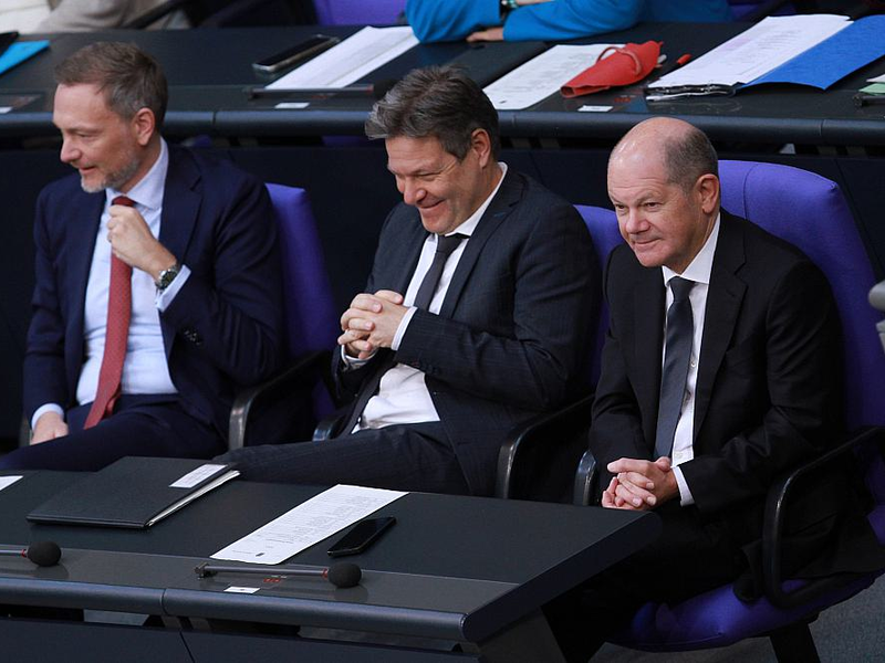 Christian Lindner, Robert Habeck, Olaf Scholz (Archiv) - Foto: über dts Nachrichtenagentur