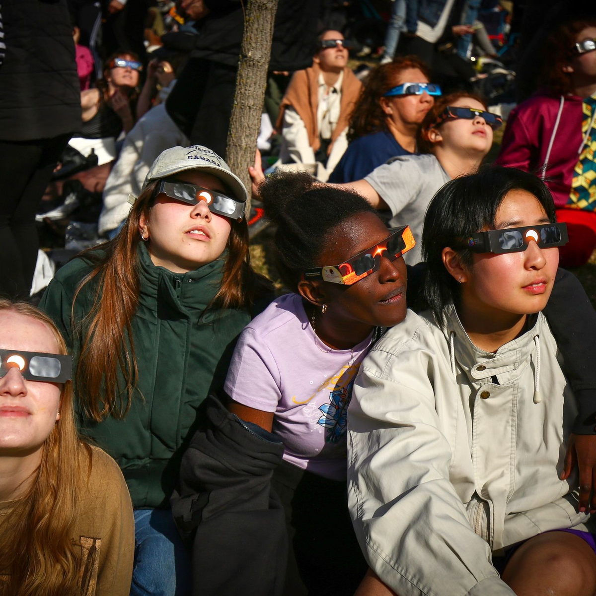 Millionen Menschen in Mexiko, den USA und Kanada konnten die Sonnenfinsternis miterleben. - Foto: Serkan Senturk/ZUMA Press Wire/dpa