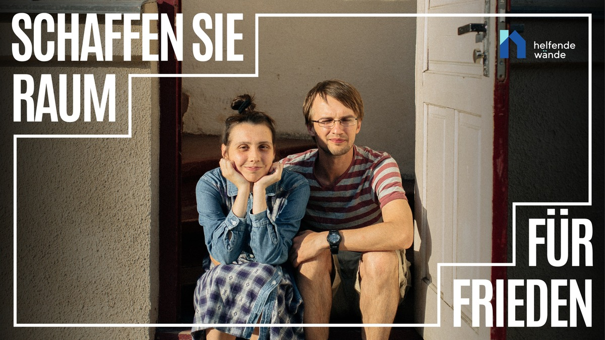 Helfende Wände: Große bundesweite Initiative unterstützt Geflüchtete, schnell und sicher ein Zuhause in Deutschland zu finden - Foto: presseportal.de