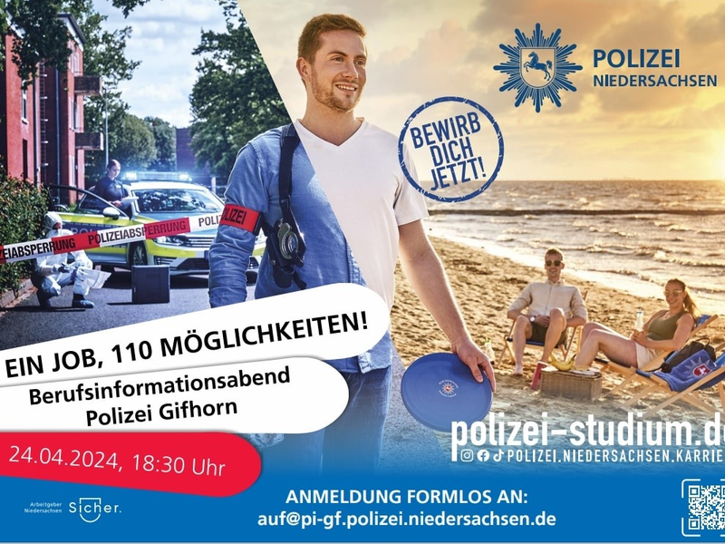 POL-GF: Berufsinformationsabend der Polizei Gifhorn - Foto: presseportal.de