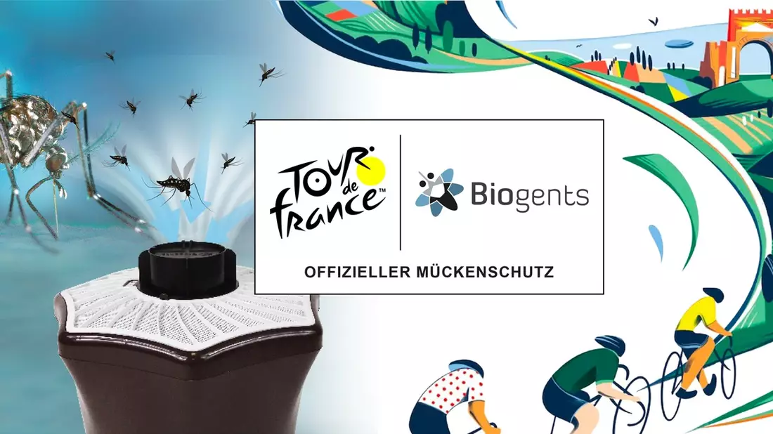 Biogents und Tour de France sind Exklusivpartner / Weg frei für offiziellen Mückenschutz - Bild: presseportal.de