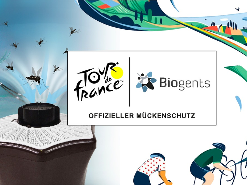 Biogents und Tour de France sind Exklusivpartner / Weg frei für offiziellen Mückenschutz - Foto: presseportal.de