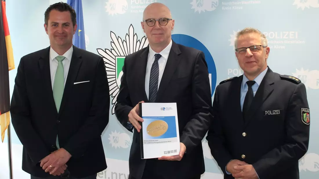 POL-KLE: Kreis Kleve - Kreispolizeibehörde Kleve stellt Kriminalstatistik 2023 vor - Bild: presseportal.de