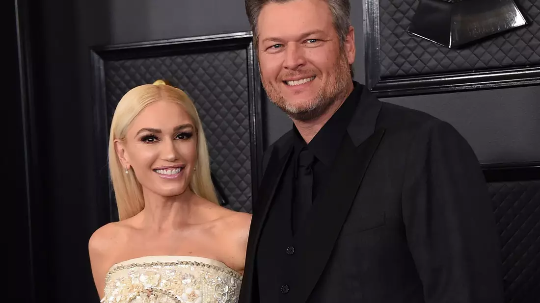 US-Sängerin Gwen Stefani und Blake Shelton bei der 62. Grammy-Verleihung im Januar 2020 in Los Angeles. - Bild: Jordan Strauss/Invision via AP/dpa