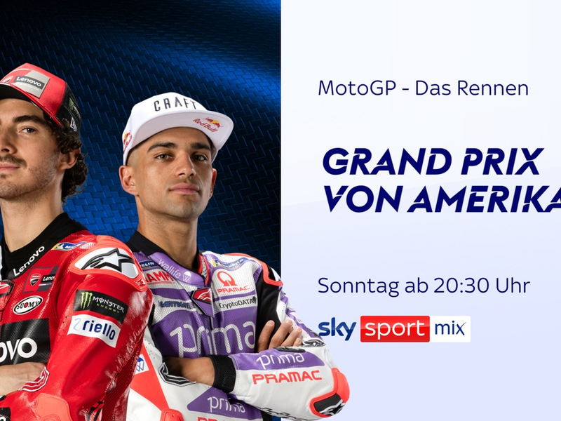 Das komplette Grand-Prix-Wochenende der MotoGP(TM) auf dem Circuit of the Americas am Wochenende live bei Sky Sport - Foto: presseportal.de