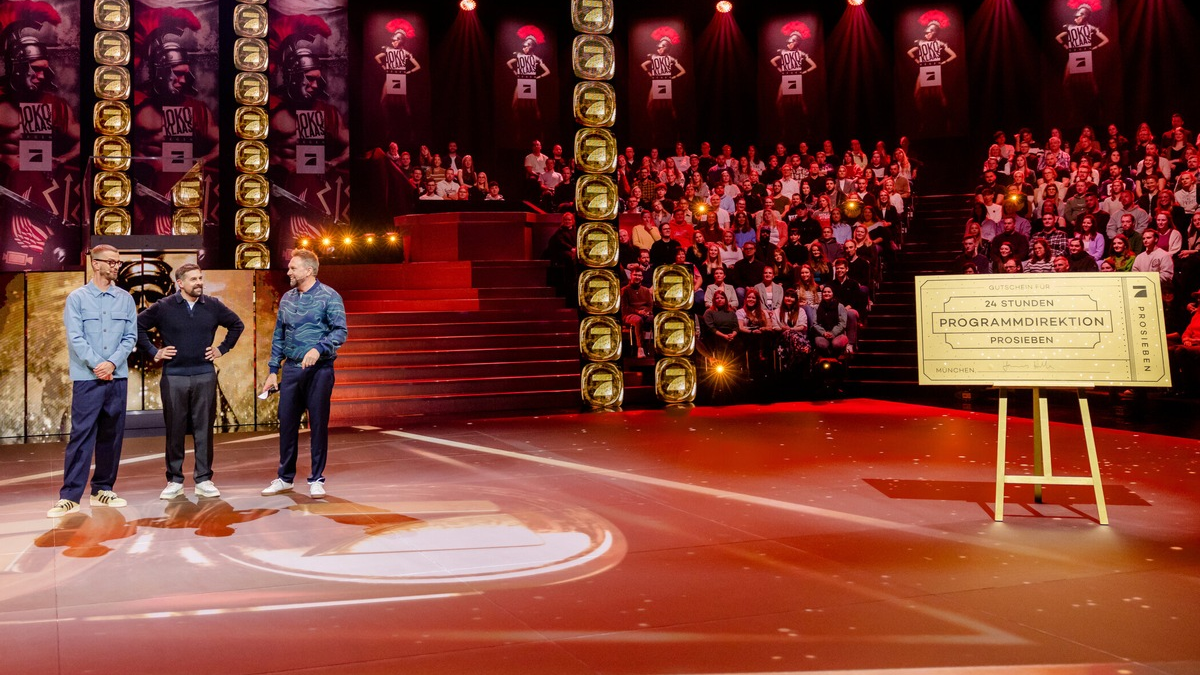 Joko Winterscheidt Klaas Heufer-Umlauf Steven Gätjen Joko und Klaas gegen ProSieben - Foto: Seven.One/Nadine Rupp, presseportal.de