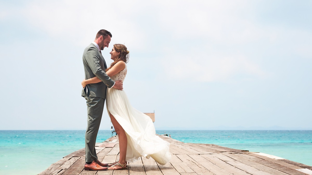 Jörn Saskia Gestrandet... in den Flitterwochen - Foto: SAT.1/ Tan Nian Xing, presseportal.de