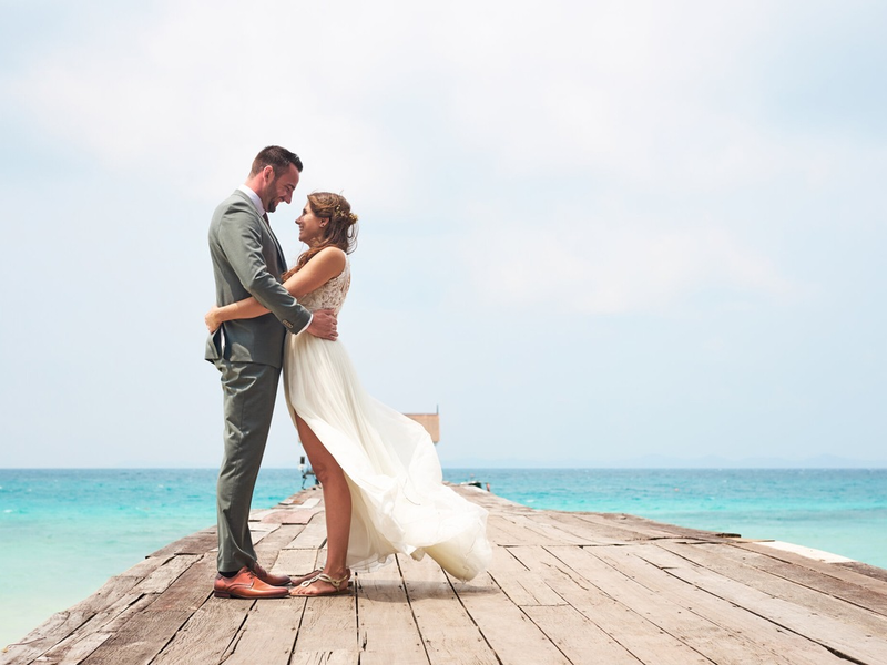 Jörn Saskia Gestrandet... in den Flitterwochen - Foto: SAT.1/ Tan Nian Xing, presseportal.de