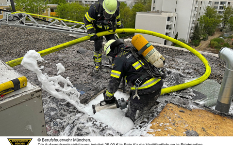FW-M: Es brennt in der Betondecke (Hadern) - Foto: presseportal.de