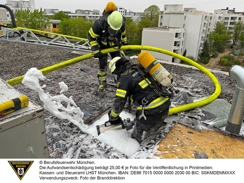 FW-M: Es brennt in der Betondecke (Hadern) - Foto: presseportal.de