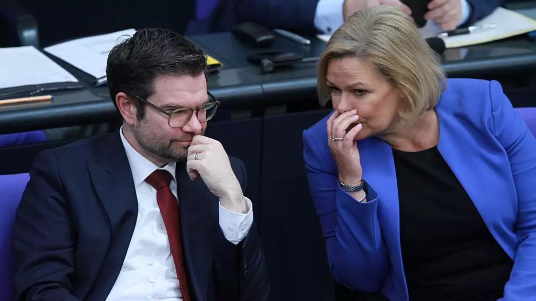 Marco Buschmann und Nancy Faeser (Archiv) - Bild: über dts Nachrichtenagentur
