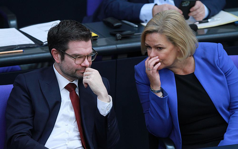 Marco Buschmann und Nancy Faeser (Archiv) - Foto: über dts Nachrichtenagentur