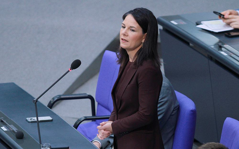 Annalena Baerbock am 10.04.2024 - Foto: über dts Nachrichtenagentur
