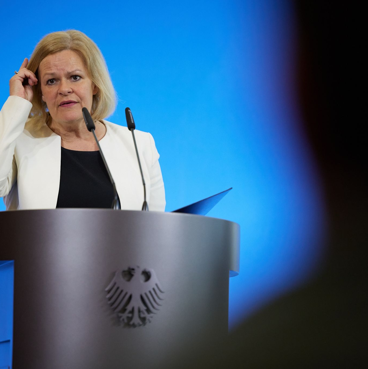 Bundesinnenministerin Nancy Faeser will sich dafür einsetzen, dass die beschlossene Reform des europäischen Asylsystems möglichst schnell Wirkung entfaltet. - Foto: Jörg Carstensen/dpa