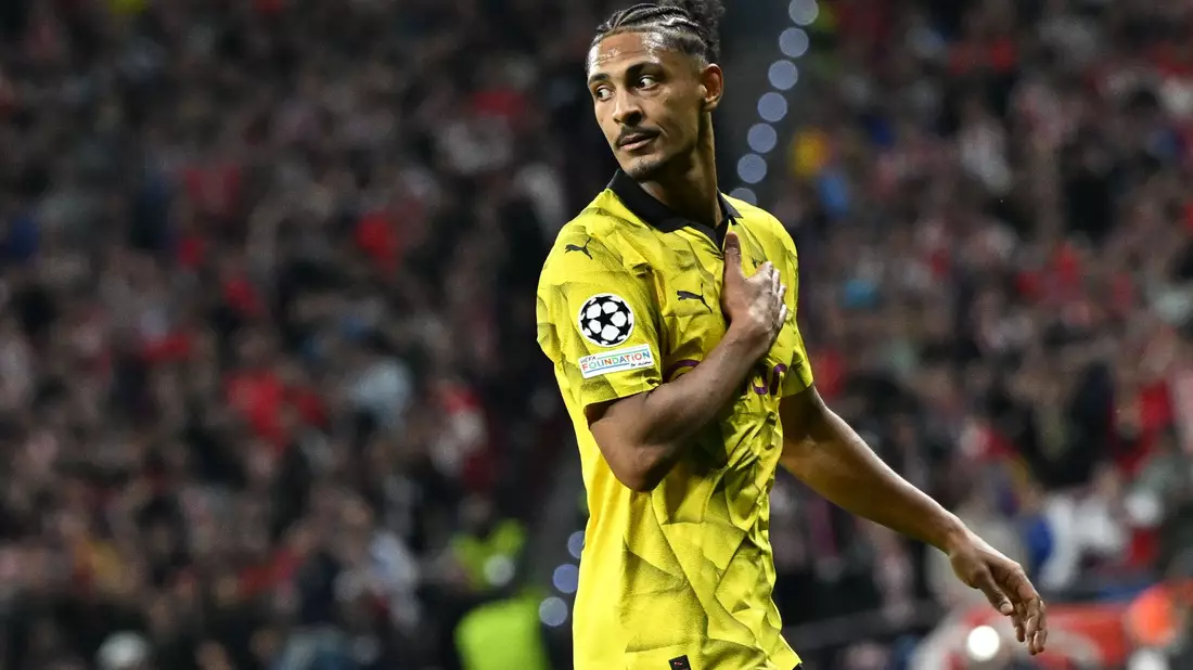Sébastien Haller erzielte den so wichtigen Treffer für den BVB. - Bild: Federico Gambarini/dpa