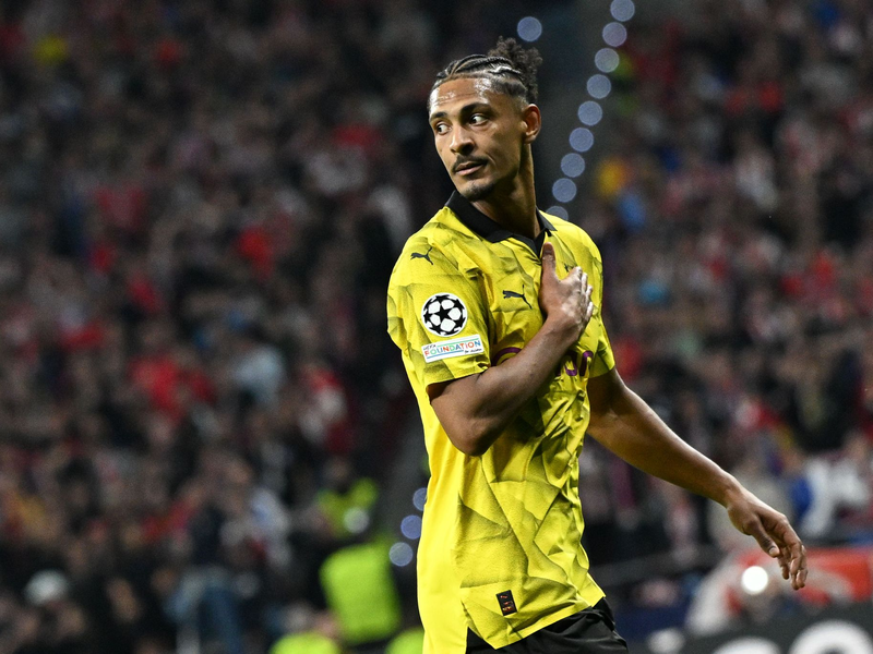 Sébastien Haller erzielte den so wichtigen Treffer für den BVB. - Foto: Federico Gambarini/dpa