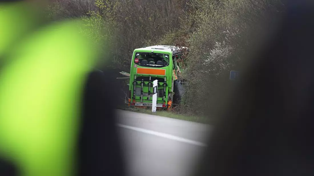 Unfall auf der A 9 bei Leipzig am 27.03.2024 - Bild: über dts Nachrichtenagentur
