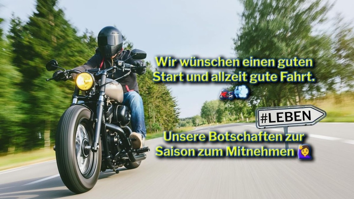 POL-KS: Motorradsaison 2025: Nordhessische Polizei gibt Tipps zum Saisonauftakt - Foto: presseportal.de