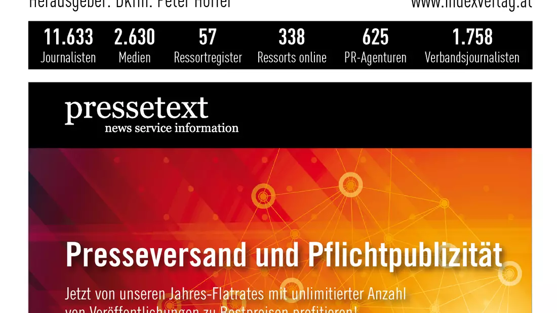 Journalistenindex 2024 erschienen - Bild: Index Verlag über pressetext.de