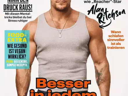 Reacher-Star Alan Ritchson bei Men's Health: Mit dieser Rolle hat sich mein Leben endlich verändert. - Foto: presseportal.de