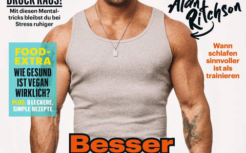 Reacher-Star Alan Ritchson bei Men's Health: Mit dieser Rolle hat sich mein Leben endlich verÀndert. - Foto: presseportal.de Reacher-Star Alan Ritchson bei Men's Health: Mit dieser Rolle hat sich mein Leben endlich verÀndert. - Foto: presseportal.de