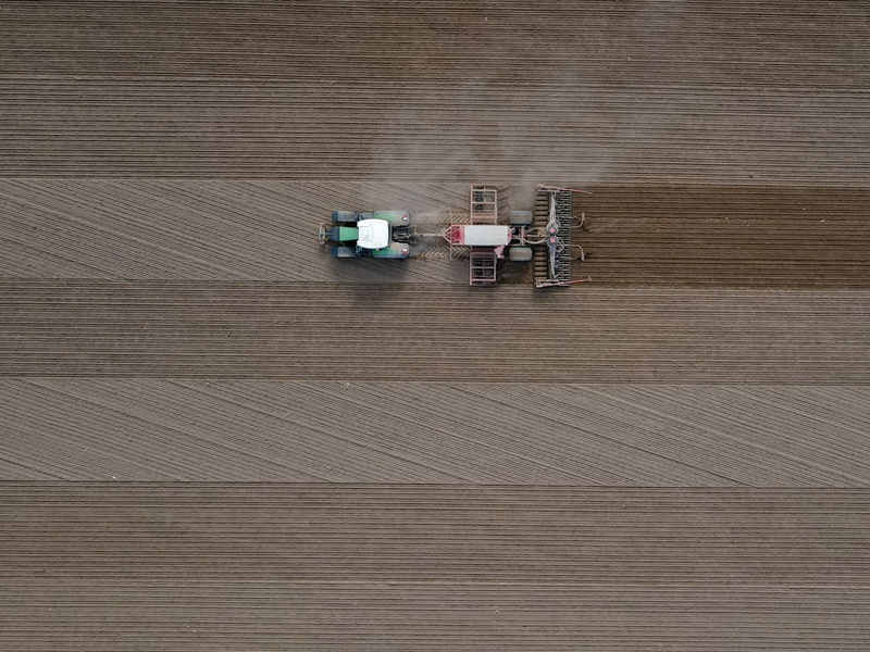 «Der Ausverkauf kostbarer Ackerflächen hat endgültig ein Ende.» - Foto: Patrick Pleul/dpa