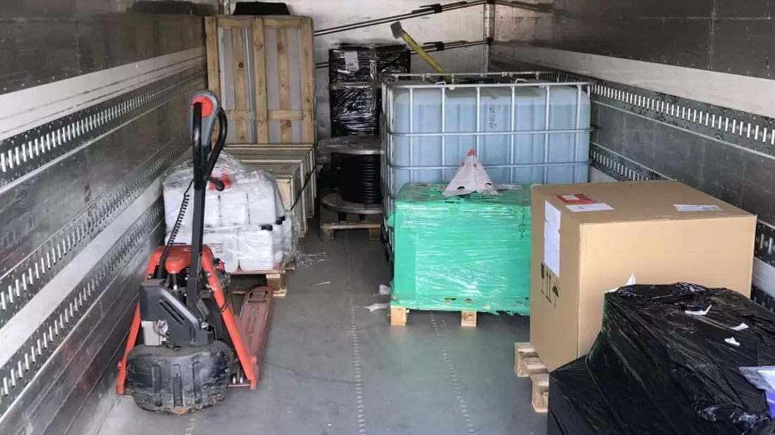 POL-WE: + Autobahnpolizei stoppt Lkw + - Bild: presseportal.de