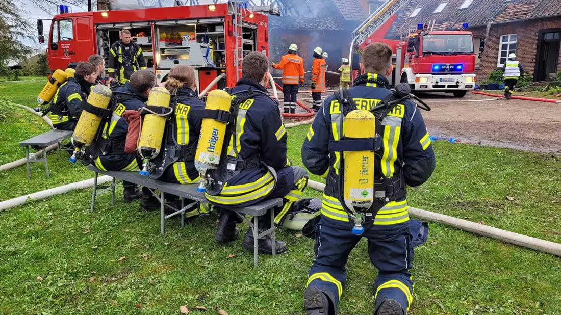 FW-ROW: Großbrand in Jeddingen - Bild: presseportal.de