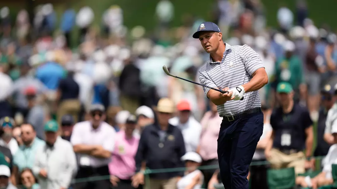 Starker Auftakt beim Masters: Bryson DeChambeau benötigte nur 65 Schläge. - Bild: Charlie Riedel/AP/dpa