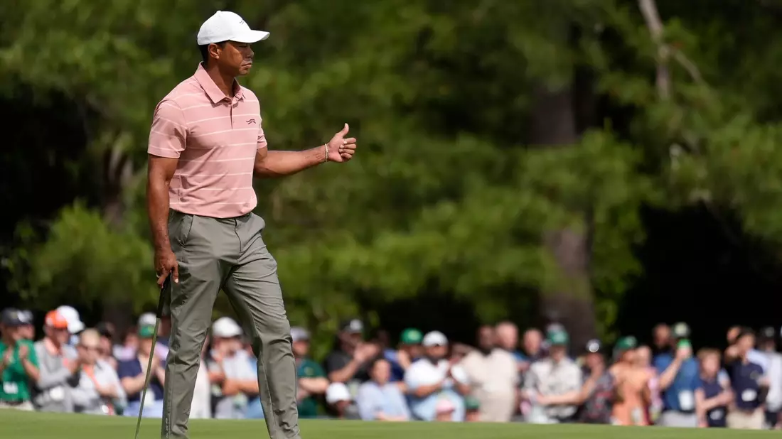 Tiger Woods jagt beim Masters einen Rekord. - Bild: Ashley Landis/AP/dpa