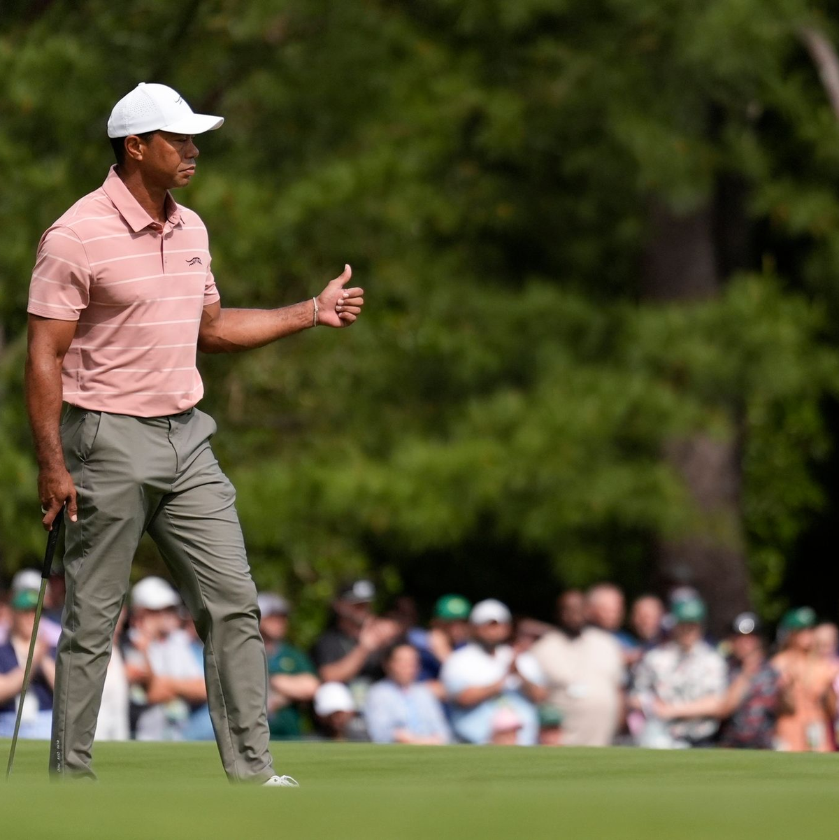 Tiger Woods jagt beim Masters einen Rekord. - Foto: Ashley Landis/AP/dpa