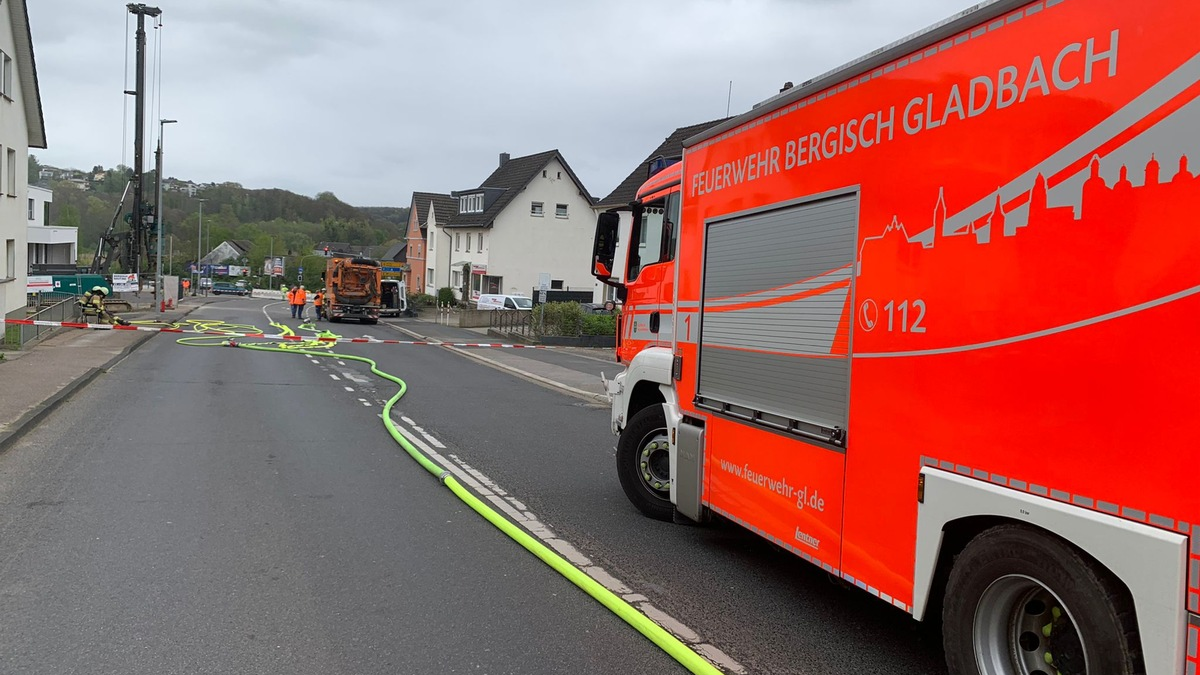 FW-GL: Gasaustritt in Bergisch Gladbach-Schildgen - Foto: presseportal.de