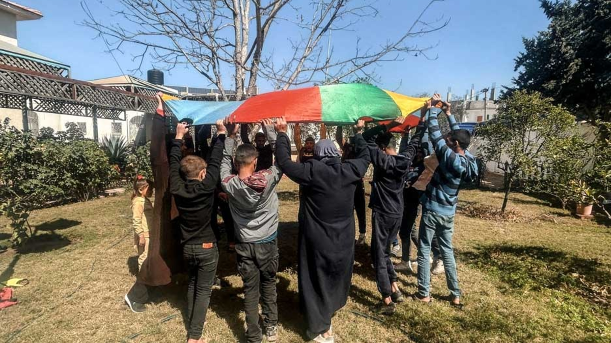 Krieg in Gaza: SOS-Kinderdorf Rafah nimmt 88 elternlose Kinder auf - Foto: presseportal.de